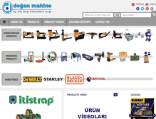 Tablet Screenshot of doganmakine.com.tr